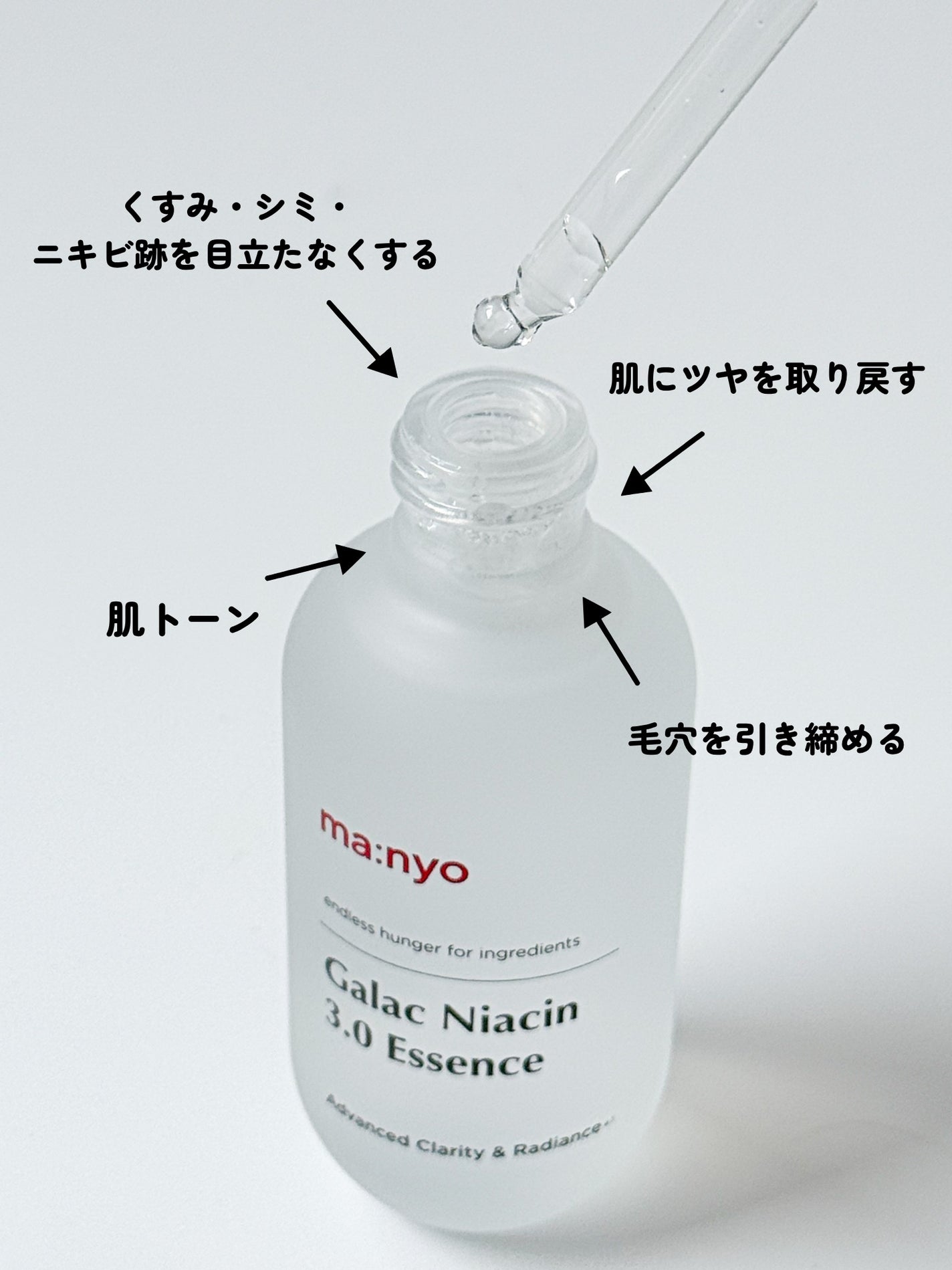 ガラク ナイアシン 3.0 エッセンス/manyo/美容液を使ったクチコミ(3枚目)