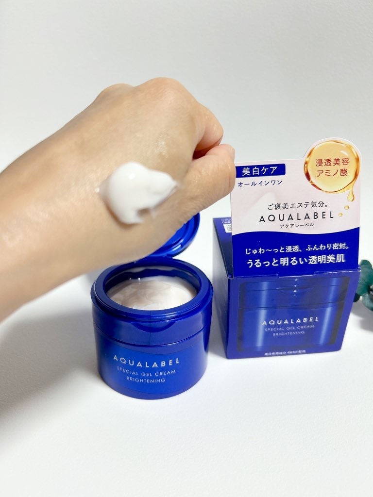 スペシャルジェルクリーム EX (ブライトニング) /アクアレーベル/オールインワン化粧品を使ったクチコミ(3枚目)