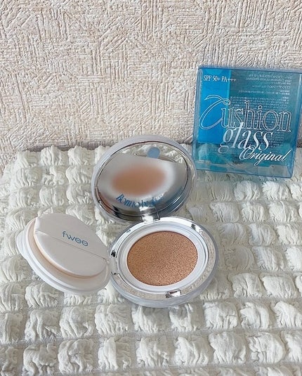 フィー クッションガラスオリジナル/fwee/クッションファンデーションを使ったクチコミ(4枚目)
