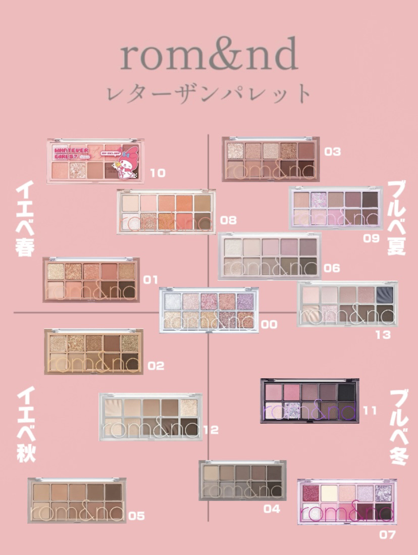 ベターザンパレット/rom&nd/アイシャドウパレットを使ったクチコミ（1枚目）