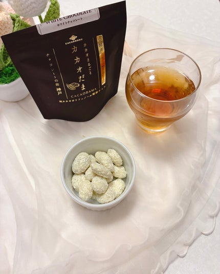 𝐥𝐢𝐬𝐚.𝟏𝟔𝟓𝟔 美容ライター on LIPS 「カカオものカカオだまホワイトチョコレート@cacaomono..」(6枚目)