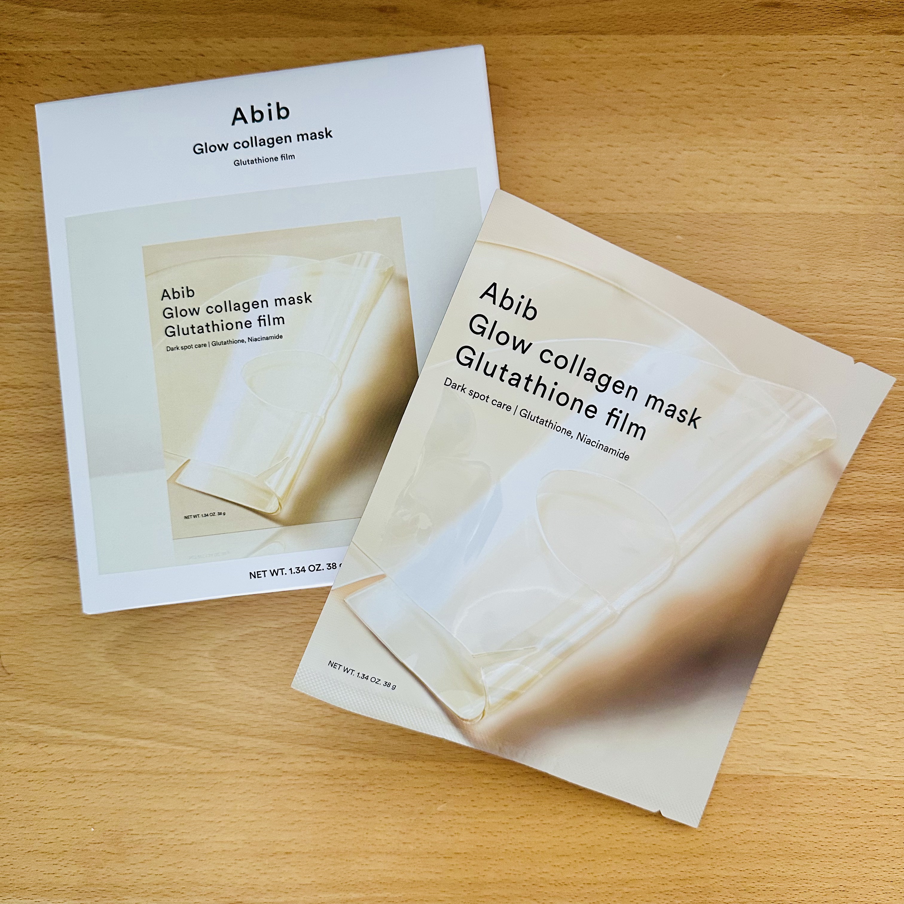 グルタチオンフィルムコラーゲンマスク/Abib /シートマスク・パックを使ったクチコミ（1枚目）