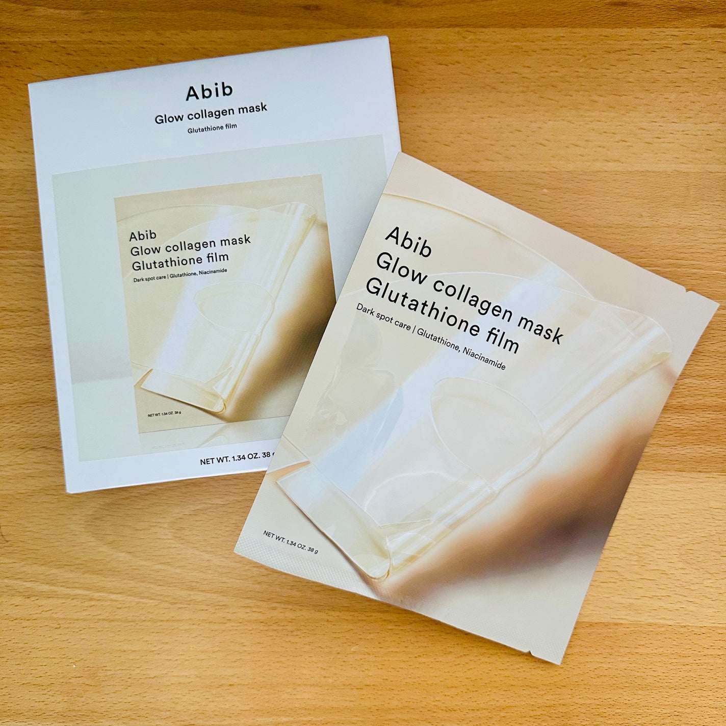 グルタチオンフィルムコラーゲンマスク/Abib /シートマスク・パックを使ったクチコミ(1枚目)