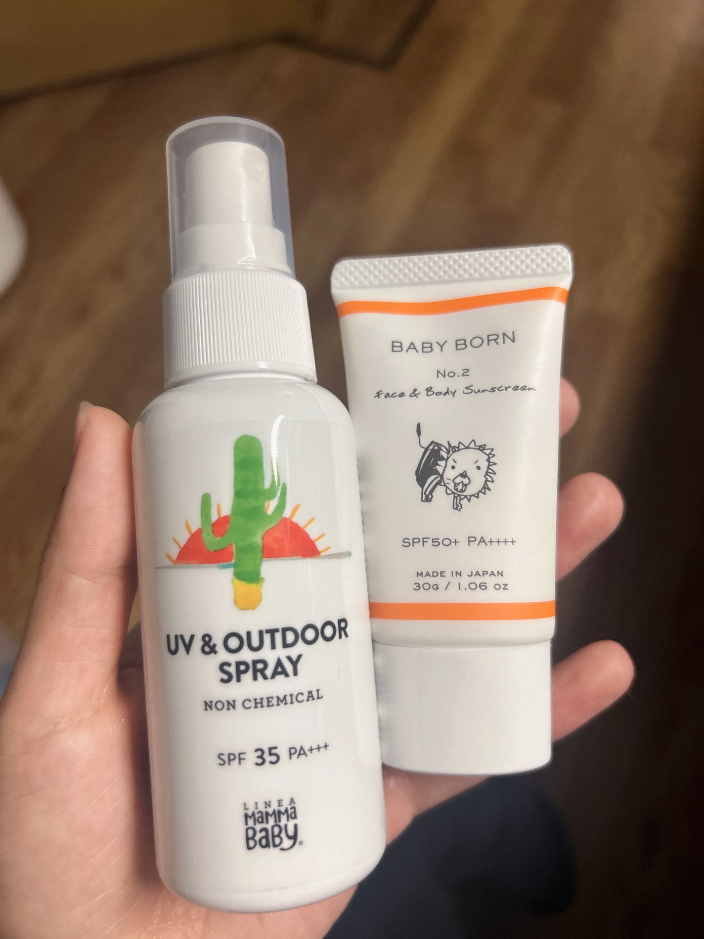 日焼け止め乳液/BABY BORN/日焼け止めミルクを使ったクチコミ(1枚目)