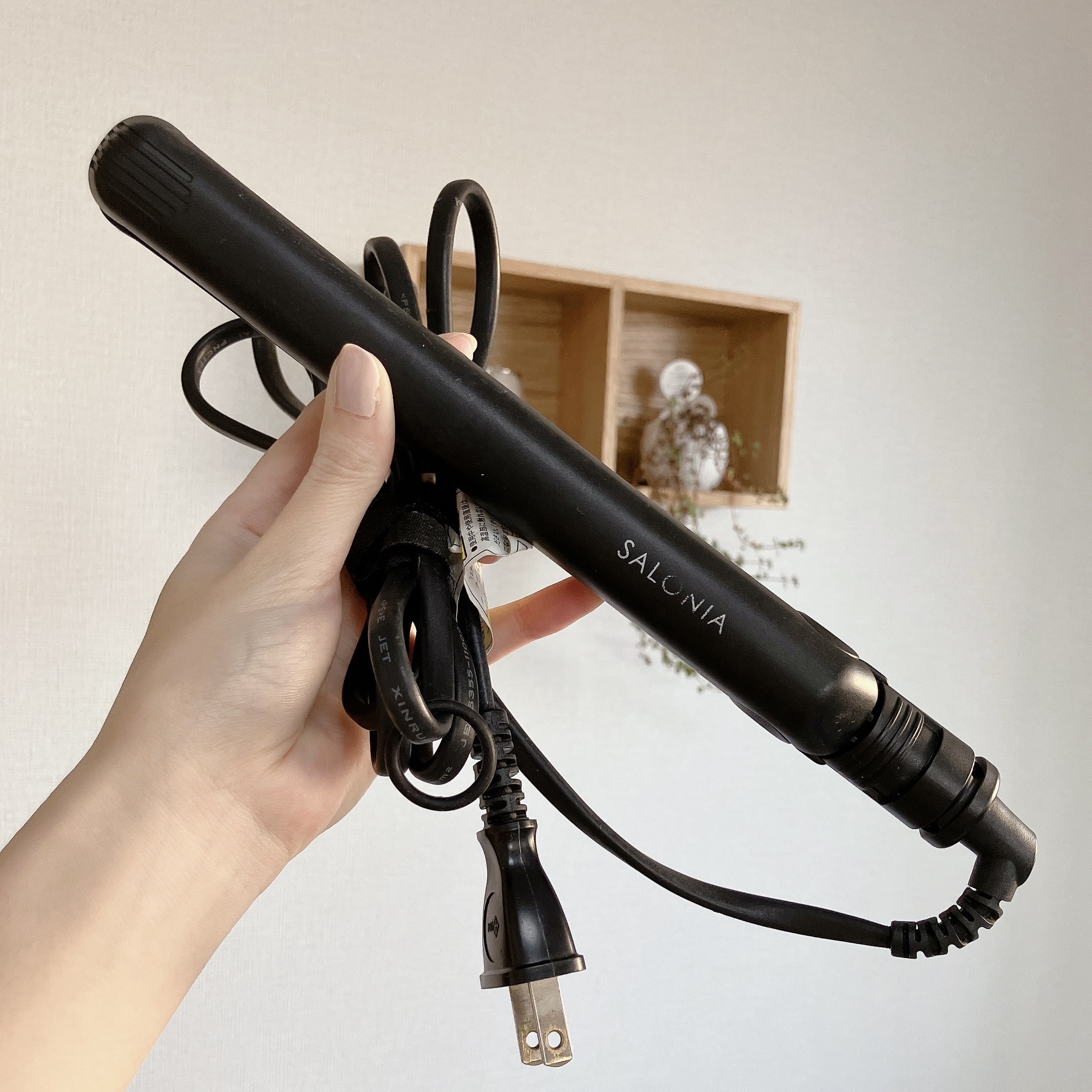 SALONIA ミニストレートヘアアイロン ブラック/SALONIA/ストレートアイロンを使ったクチコミ（1枚目）