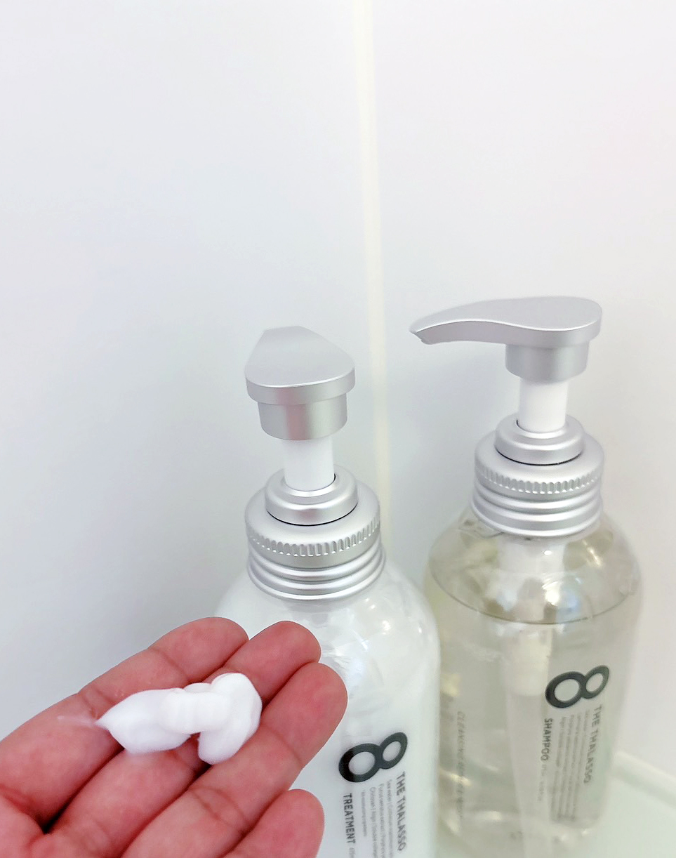 [旧商品]クレンジングリペア＆モイスト 美容液シャンプー／ディープリペア＆アクアモイスト 美容液トリートメント/エイトザタラソ/市販シャンプーを使ったクチコミ（2枚目）