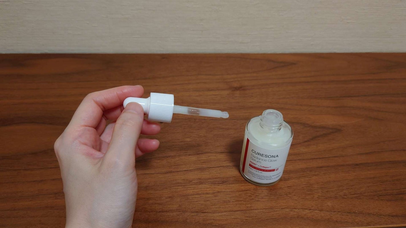 キュアソナセラム ラディエンスグローセラム/CURESONA/美容液を使ったクチコミ(2枚目)