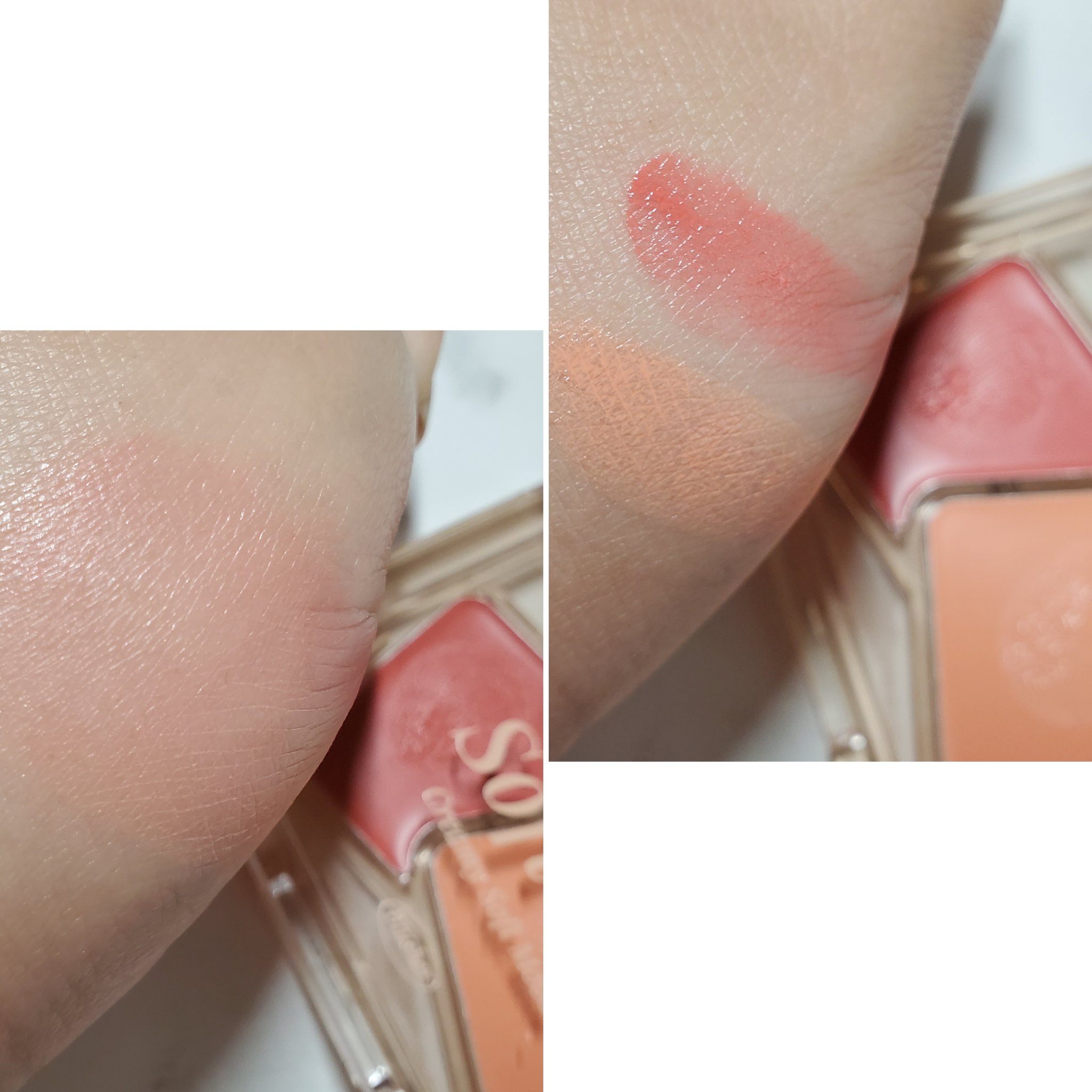 Soft Fitting Cream Blusher 01 アプリコットミルク/フォレンコス/ジェル・クリームチークを使ったクチコミ（2枚目）