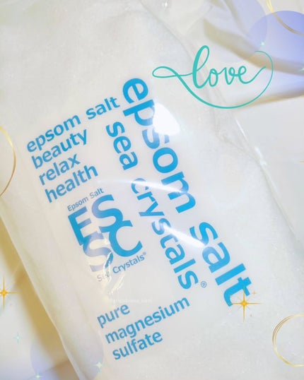 シークリスタルス エプソムソルト オリジナル/sea crystals/無機塩系入浴剤を使ったクチコミ(5枚目)