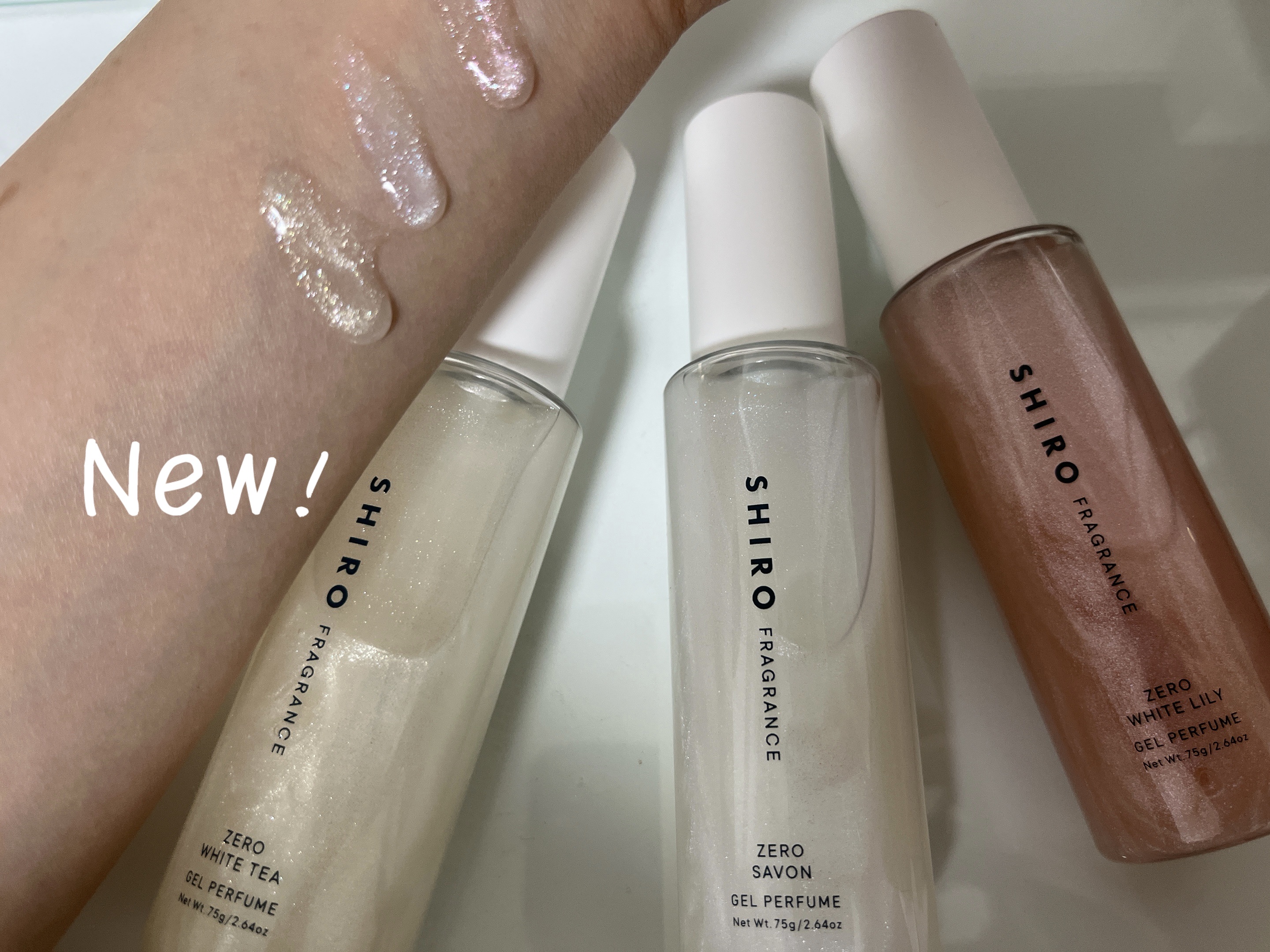 ゼロホワイトティー ジェルパフューム 2025/SHIRO/香水(その他)を使ったクチコミ（1枚目）