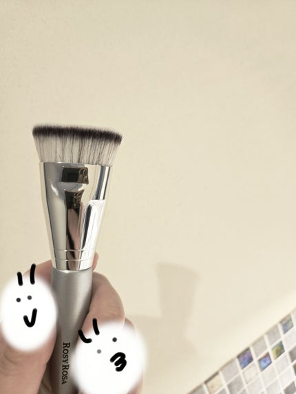 マルチファンデブラシ /ロージーローザ/メイクブラシを使ったクチコミ(2枚目)