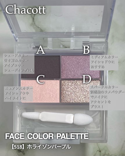 フェイスカラーパレット/チャコット・コスメティクス/アイシャドウパレットを使ったクチコミ(3枚目)