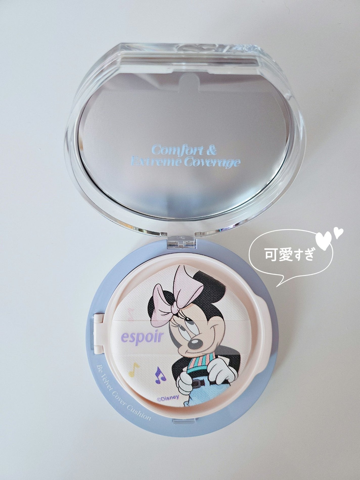 ビーベルベットカバークッション/espoir/クッションファンデーションを使ったクチコミ(2枚目)