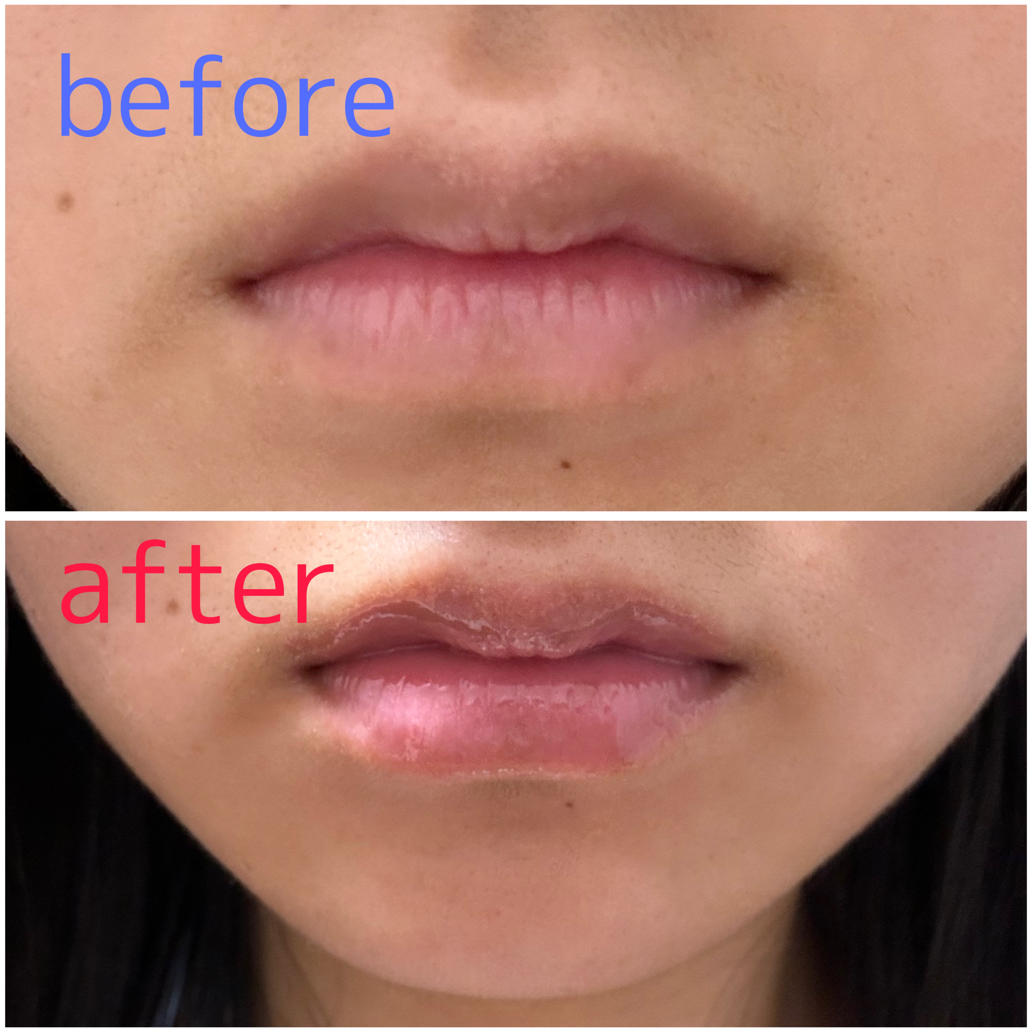 グラスティングカラーグロス/rom&nd/リップグロスを使ったクチコミ（2枚目）