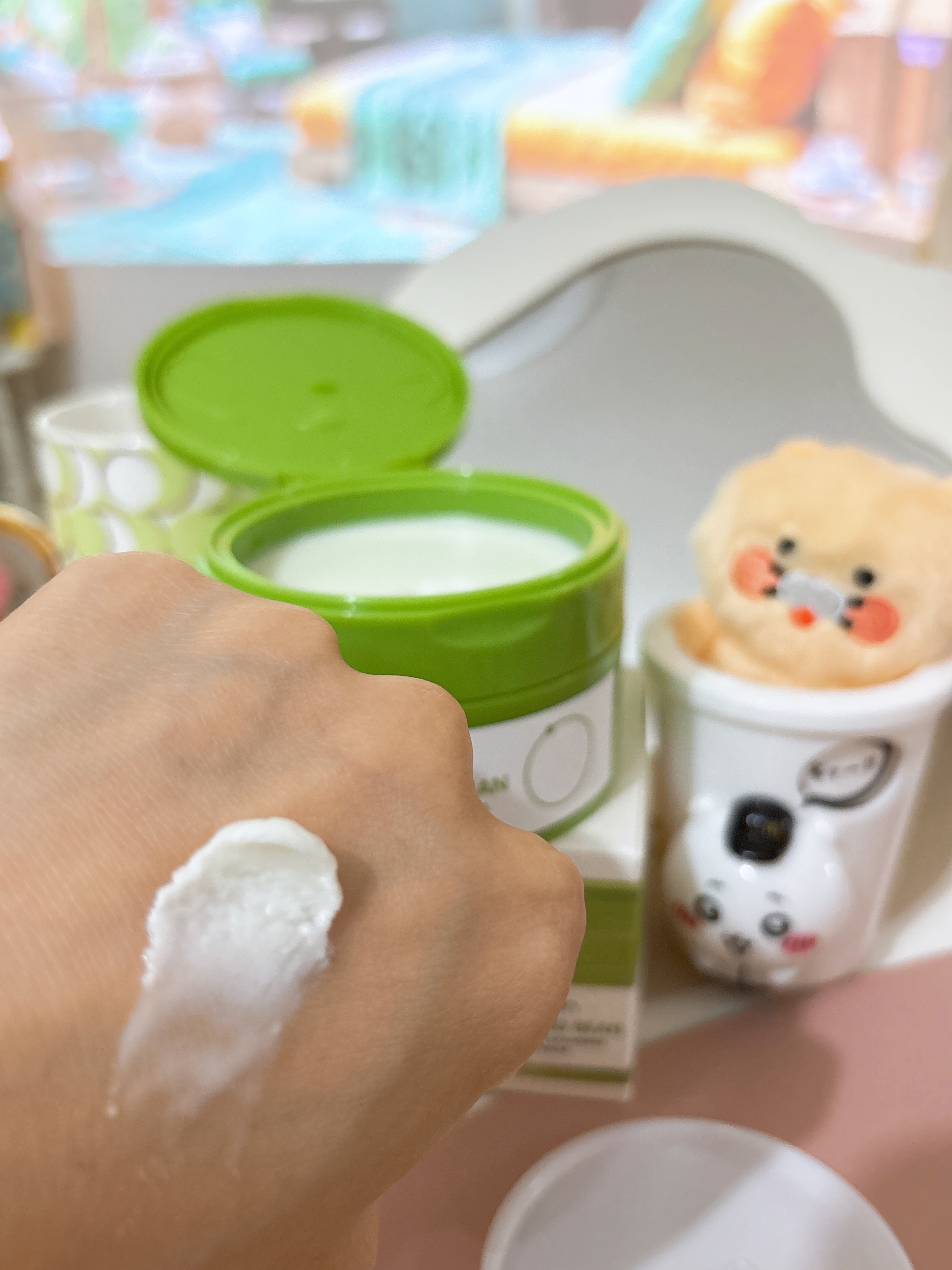 緑豆毛穴クレンジングミルクバーム/beplain/クレンジングバームを使ったクチコミ（2枚目）