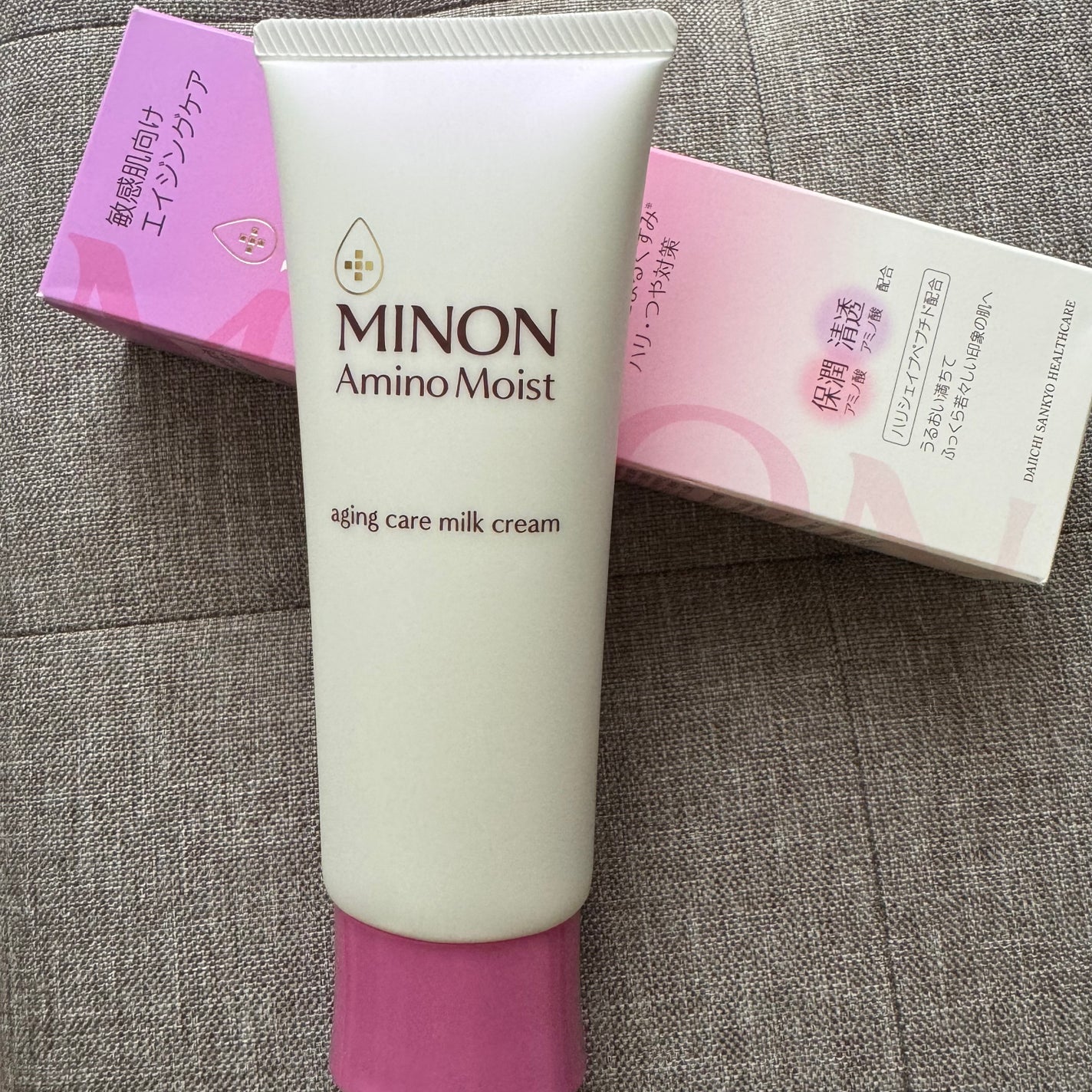 アミノモイスト エイジングケア ミルククリーム/ミノン/フェイスクリームを使ったクチコミ(1枚目)