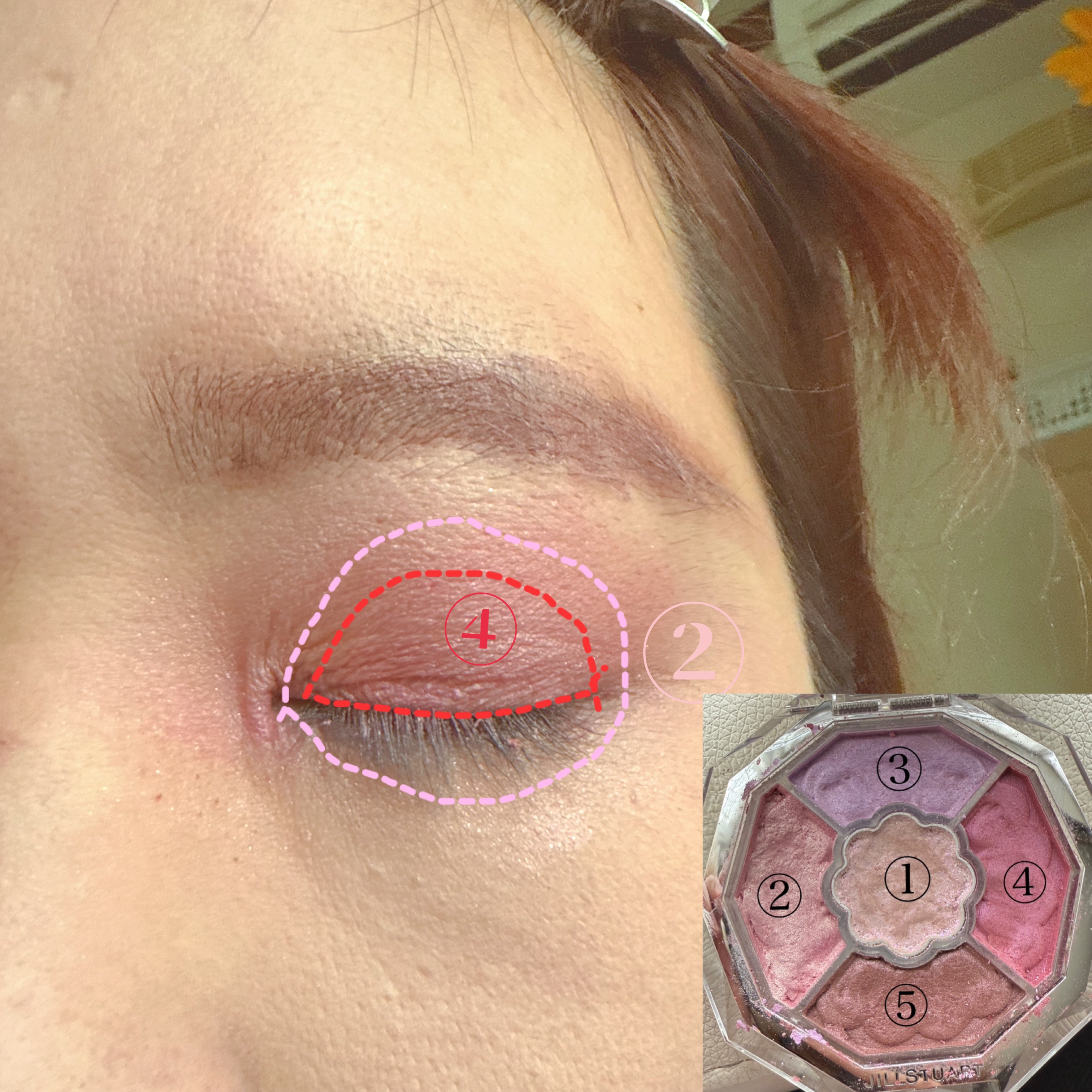 ジルスチュアート ブルームクチュール アイズ　ジュエルドブーケ/JILL STUART/アイシャドウパレットを使ったクチコミ（2枚目）