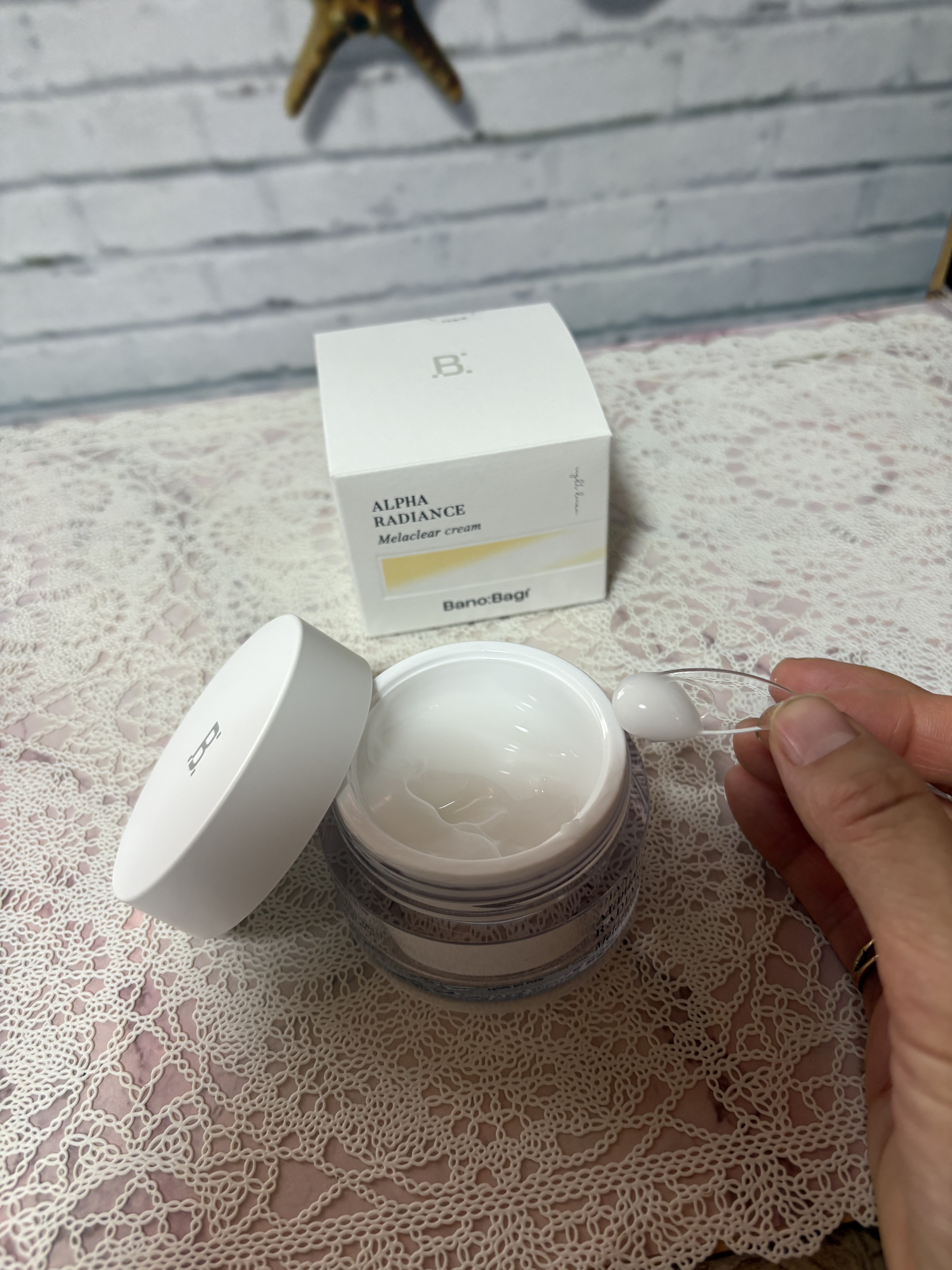 アルファラディアンスメラクリア クリーム/BANOBAGI/フェイスクリームを使ったクチコミ（2枚目）