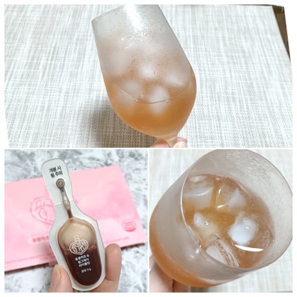 飲める美容ピンクDIYドリンク ピンクポーション ゼロカロリー・冬虫夏草/PINK POTION /美容ドリンクを使ったクチコミ(2枚目)