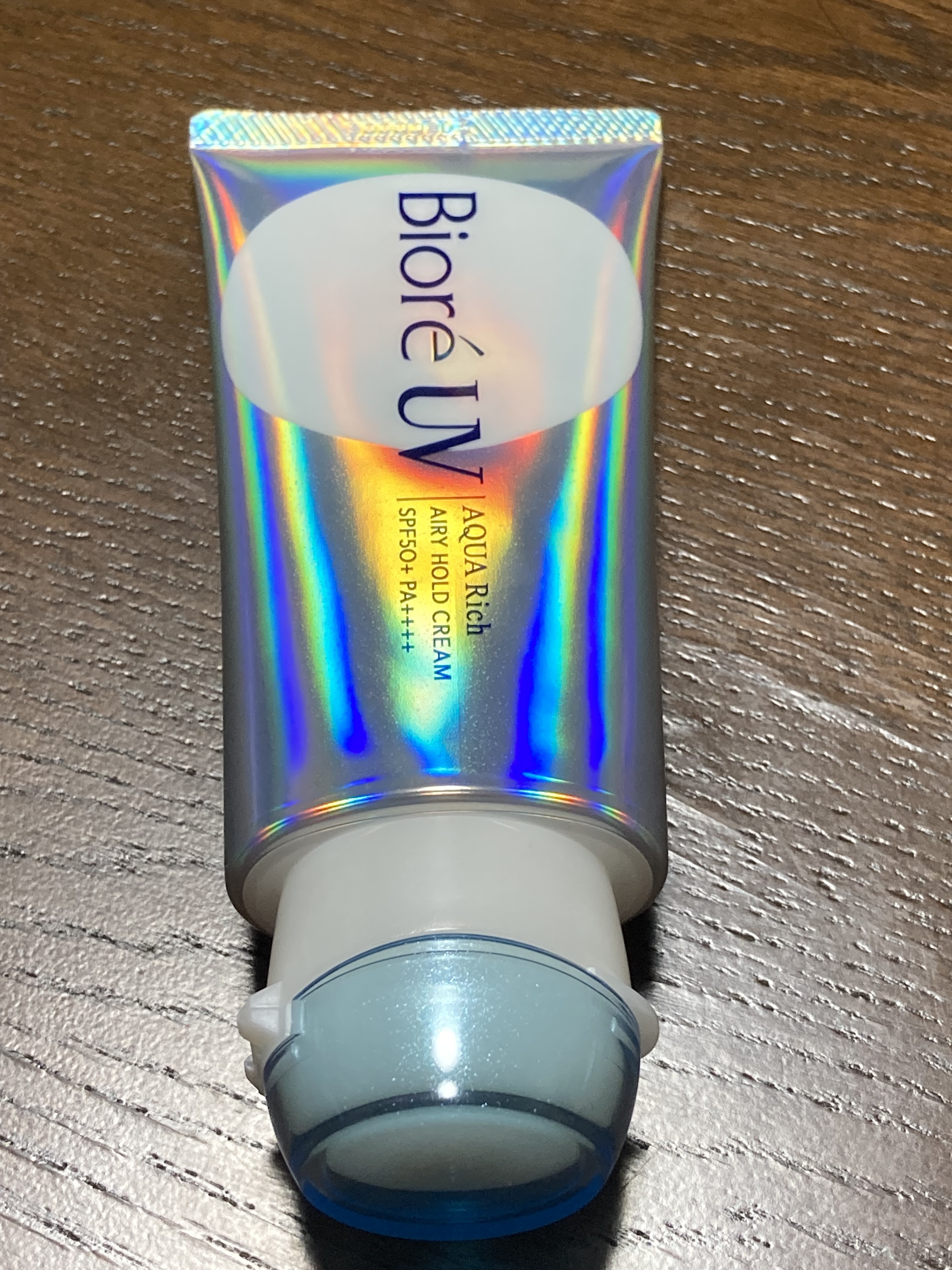 アクアリッチ エアリーホールドクリーム（呼吸感ベールUV）/ビオレ/日焼け止めクリームを使ったクチコミ（3枚目）