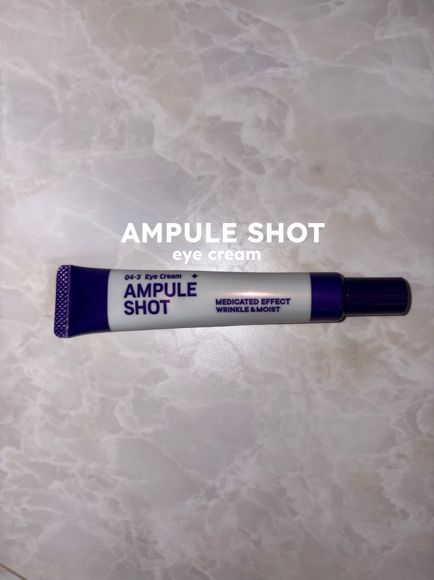 薬用 エフェクト リンクル&モイスト アイクリーム/AMPULE SHOT/アイケア・アイクリームを使ったクチコミ(1枚目)