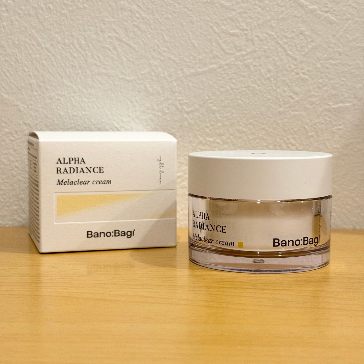 アルファラディアンスメラクリア クリーム/BANOBAGI/フェイスクリームを使ったクチコミ(1枚目)