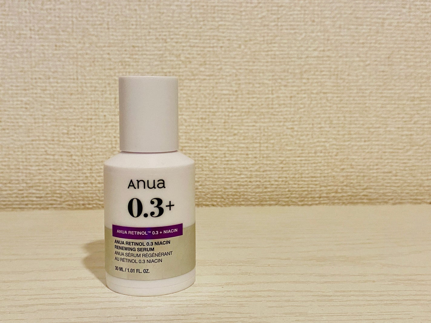 レチノール0.3 ナイアシンリニューイングセラム/Anua/美容液を使ったクチコミ(2枚目)