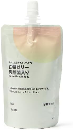 肌のことを考えてつくった 白桃ゼリー 乳酸菌入り  / 無印良品