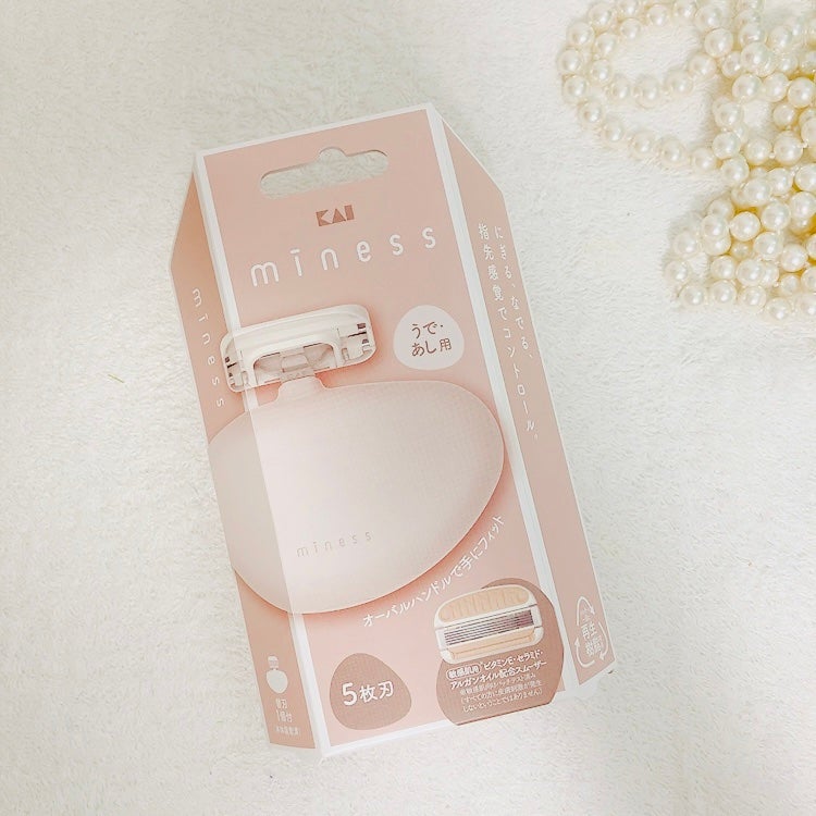 miness ボディ用カミソリ 替刃2個付/貝印/シェーバーを使ったクチコミ(3枚目)