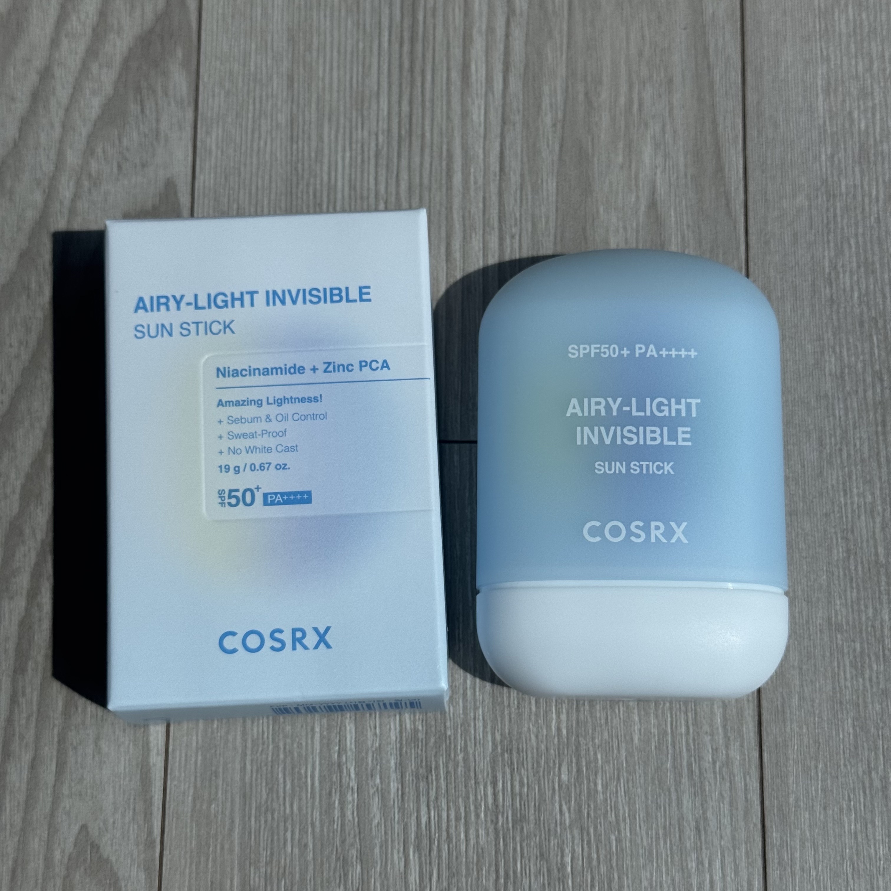 エアリーライト 透明UVスティック/COSRX/日焼け止めスティックを使ったクチコミ（1枚目）