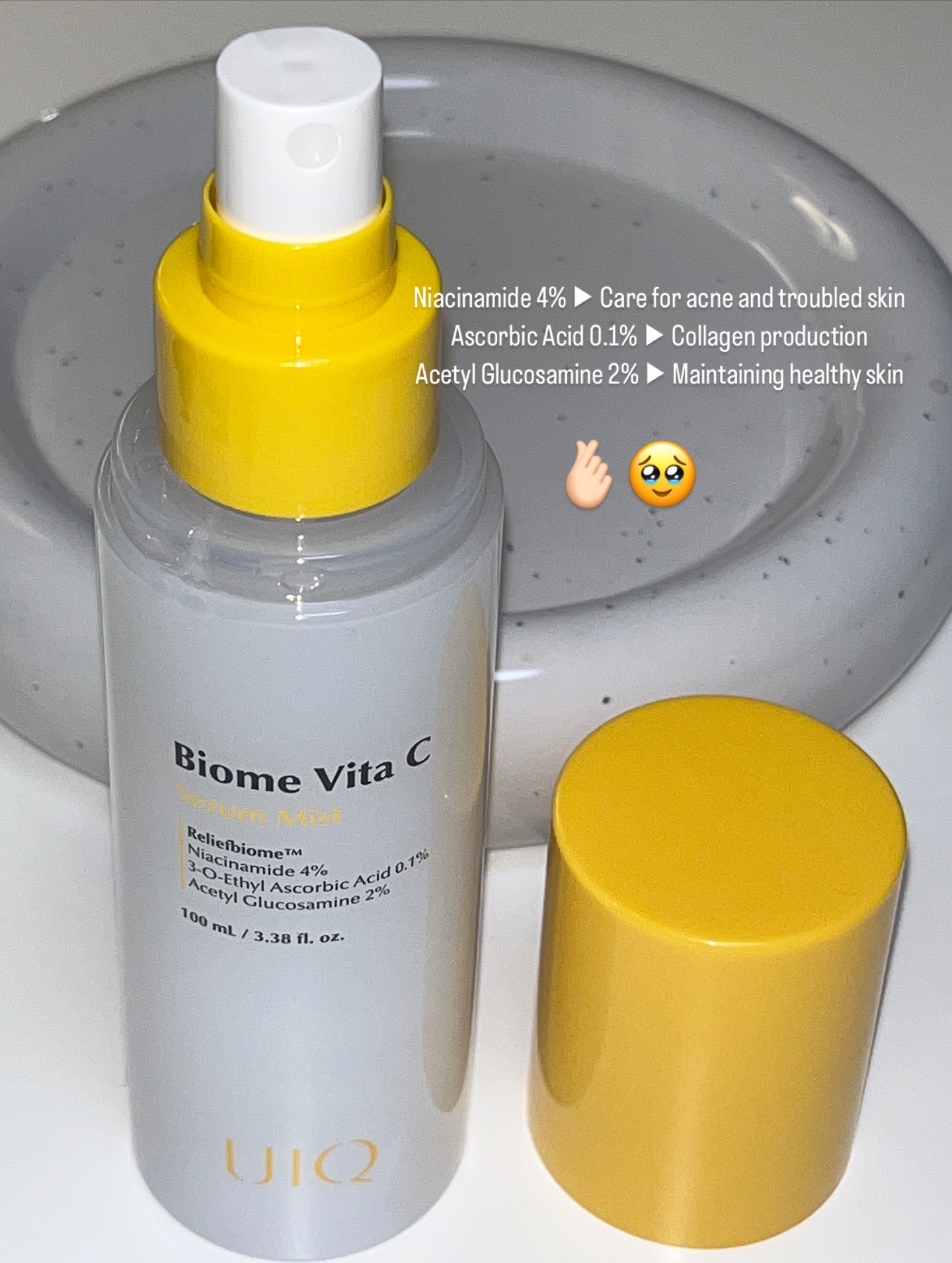 バイオームビタＣセラムミスト/UIQ/ミスト状化粧水を使ったクチコミ（2枚目）