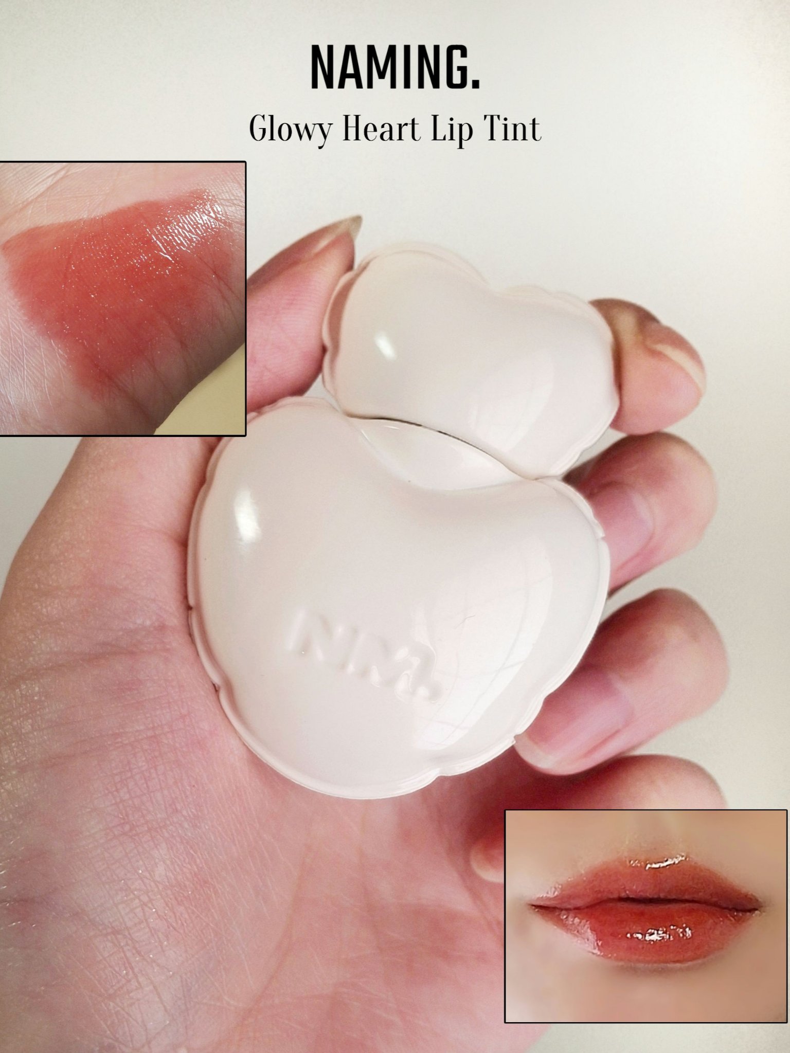 ネーミング グロウ ハートリップティント 01/NAMING./リップティントを使ったクチコミ（1枚目）