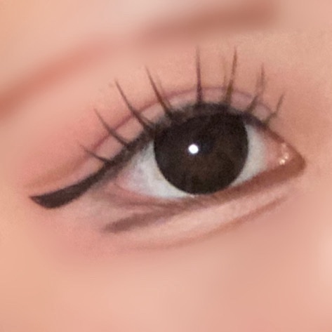 描くふたえアイライナー/CEZANNE/リキッドアイライナーを使ったクチコミ（2枚目）