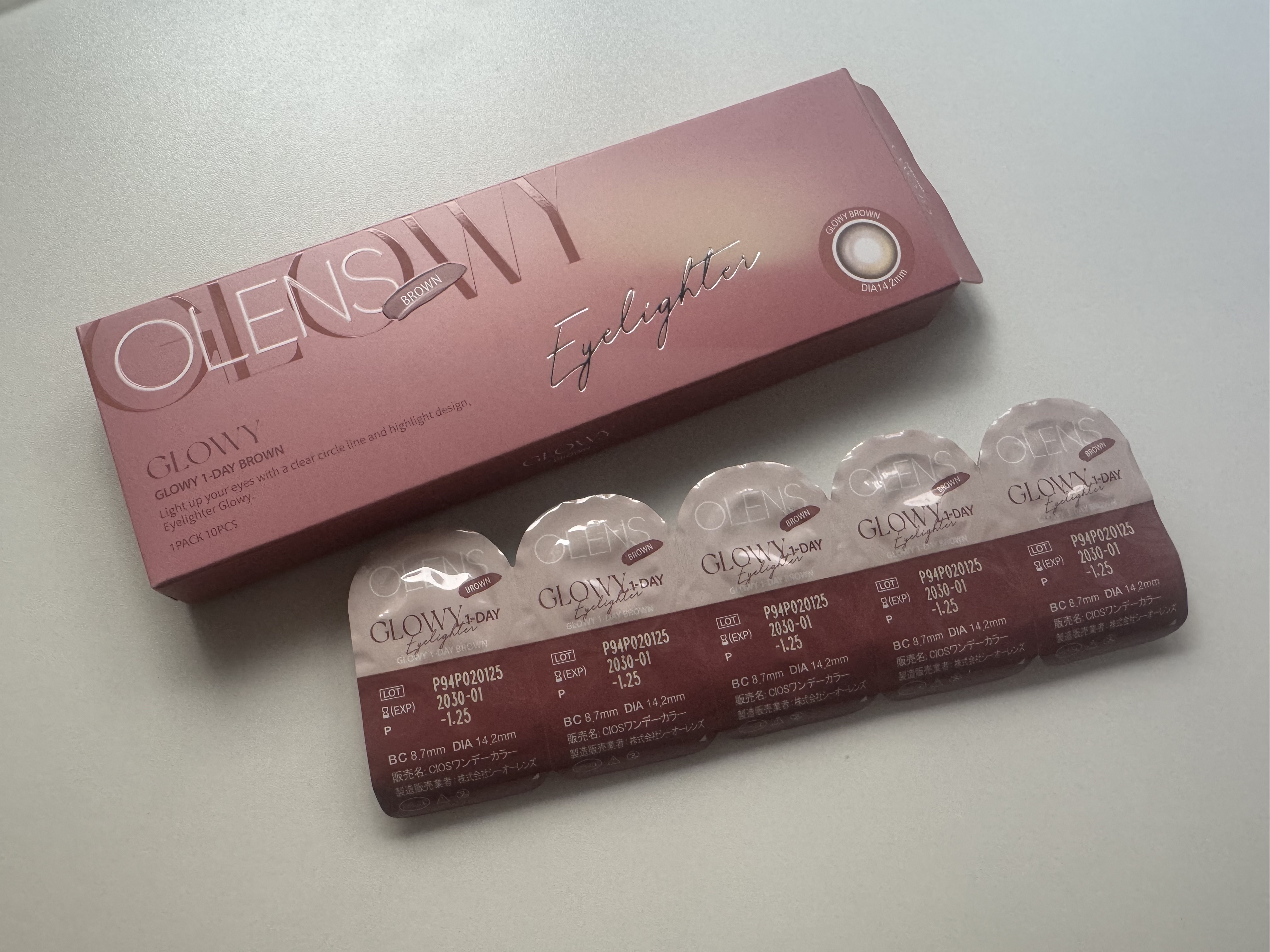 Eyelighter Glowy 1Day /OLENS/ワンデー（１DAY）カラコンを使ったクチコミ（1枚目）