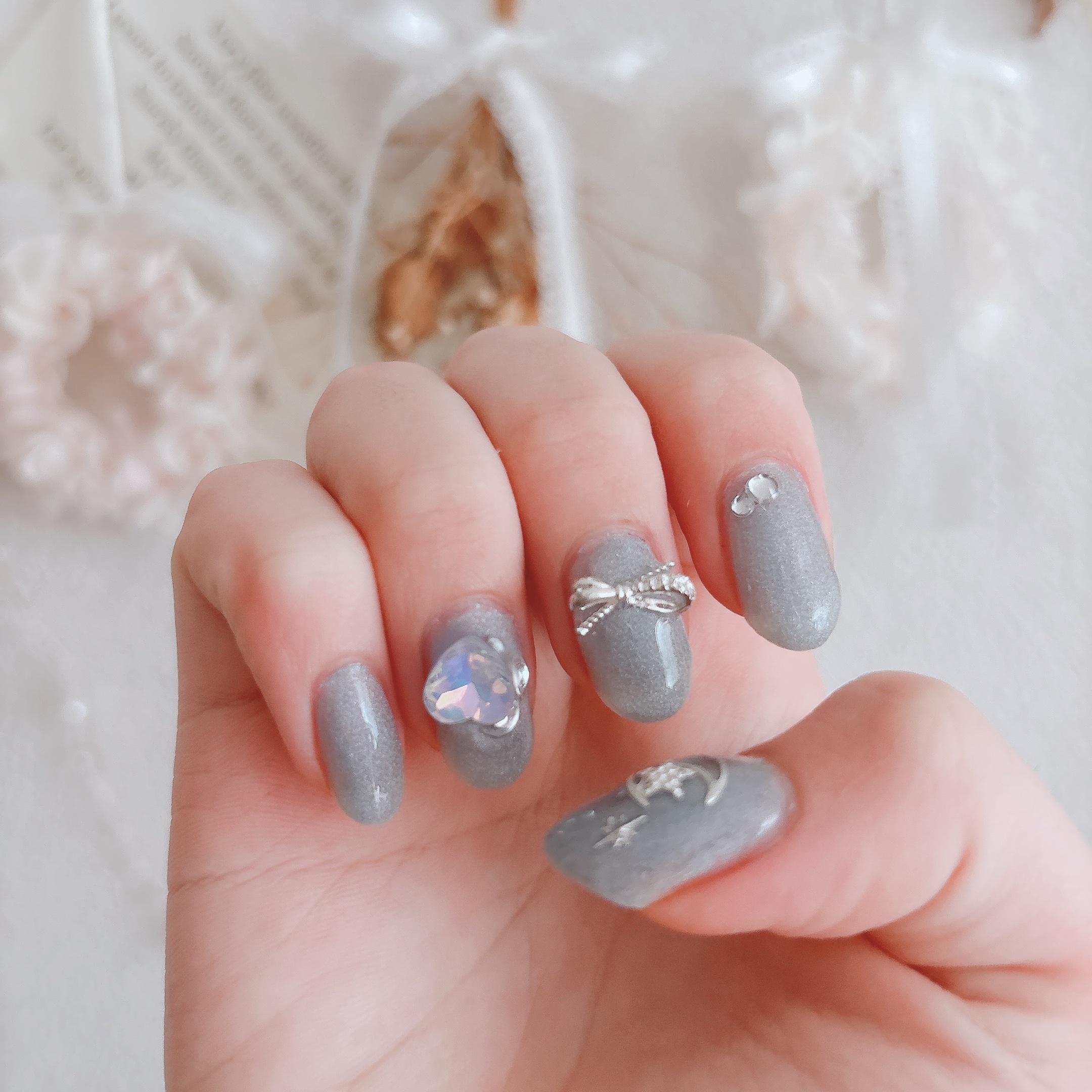 レインボーマグネットジェル/ネイル工房/ジェルネイルを使ったクチコミ（1枚目）