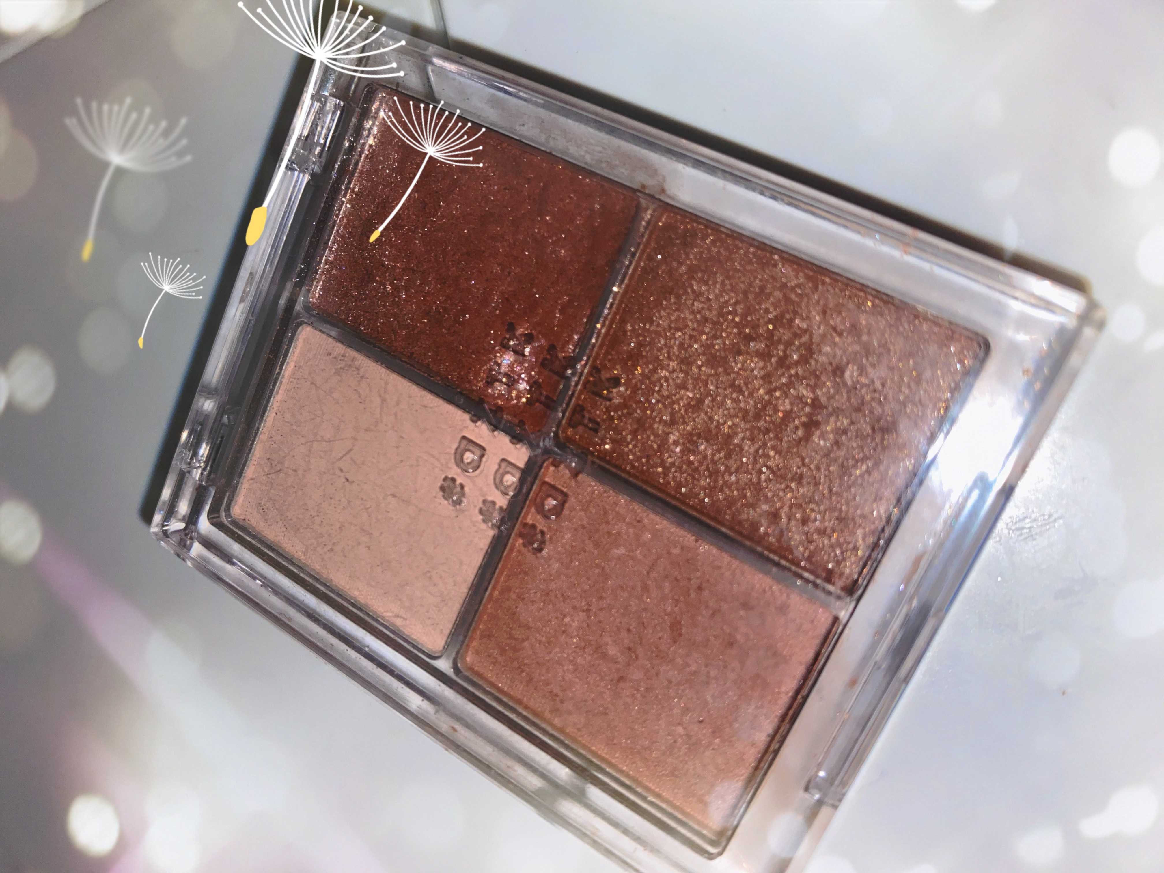 4色アイシャドウパレット 01 ビスクシュシュ/aZTK/アイシャドウパレットを使ったクチコミ（1枚目）