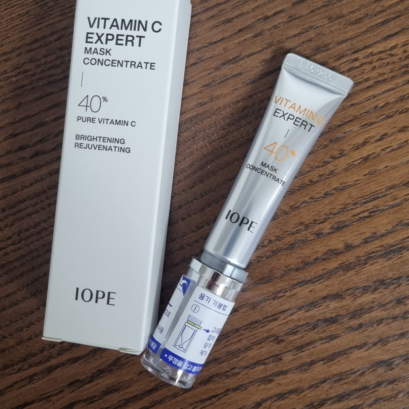 ビタミンC エキスパート40% マスクコンセントレート/IOPE/フェイスクリームを使ったクチコミ(1枚目)