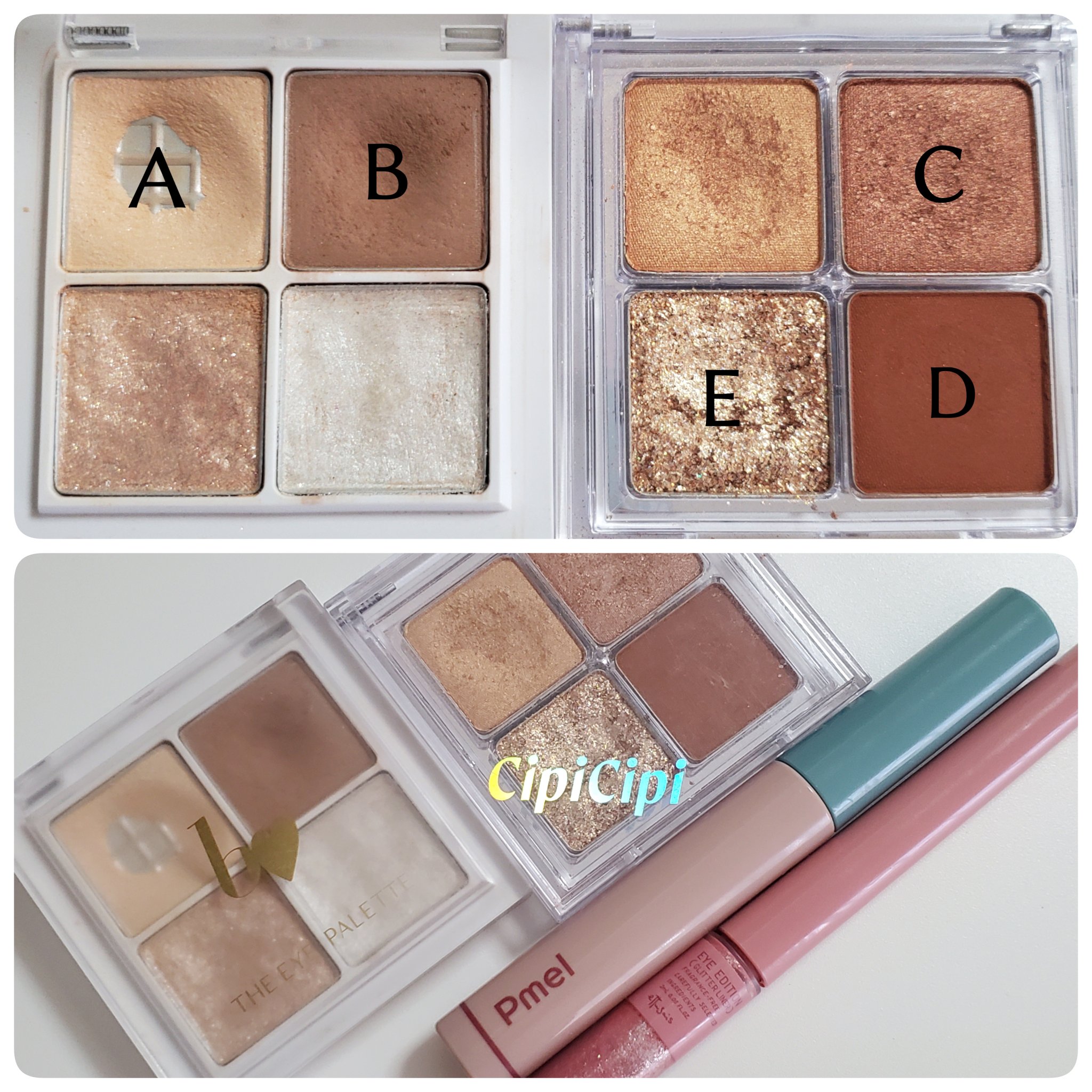 ドレッシーシャドウR/CipiCipi/アイシャドウパレットを使ったクチコミ（2枚目）