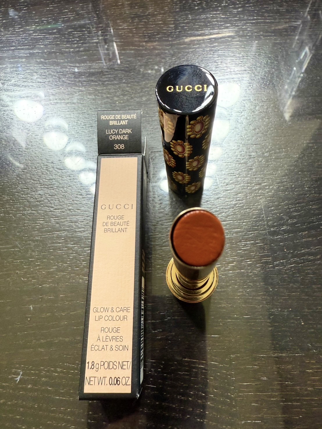 グッチ ルージュ ドゥ ボーテ ブリアン/GUCCI beauty/口紅を使ったクチコミ（2枚目）