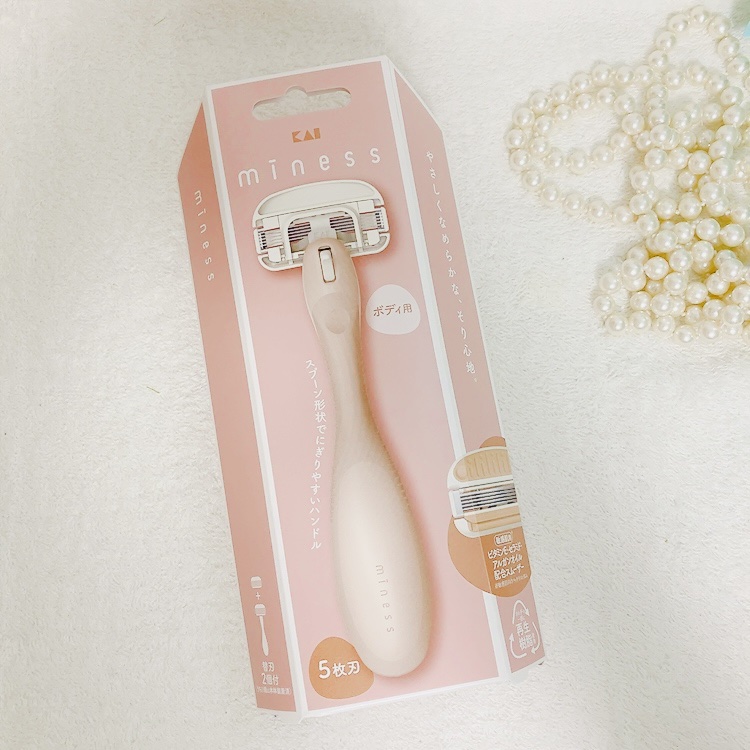 miness ボディ用カミソリ 替刃2個付/貝印/シェーバーを使ったクチコミ（1枚目）