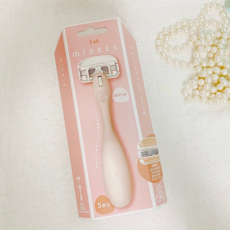 miness ボディ用カミソリ 替刃2個付/貝印/シェーバーを使ったクチコミ(1枚目)