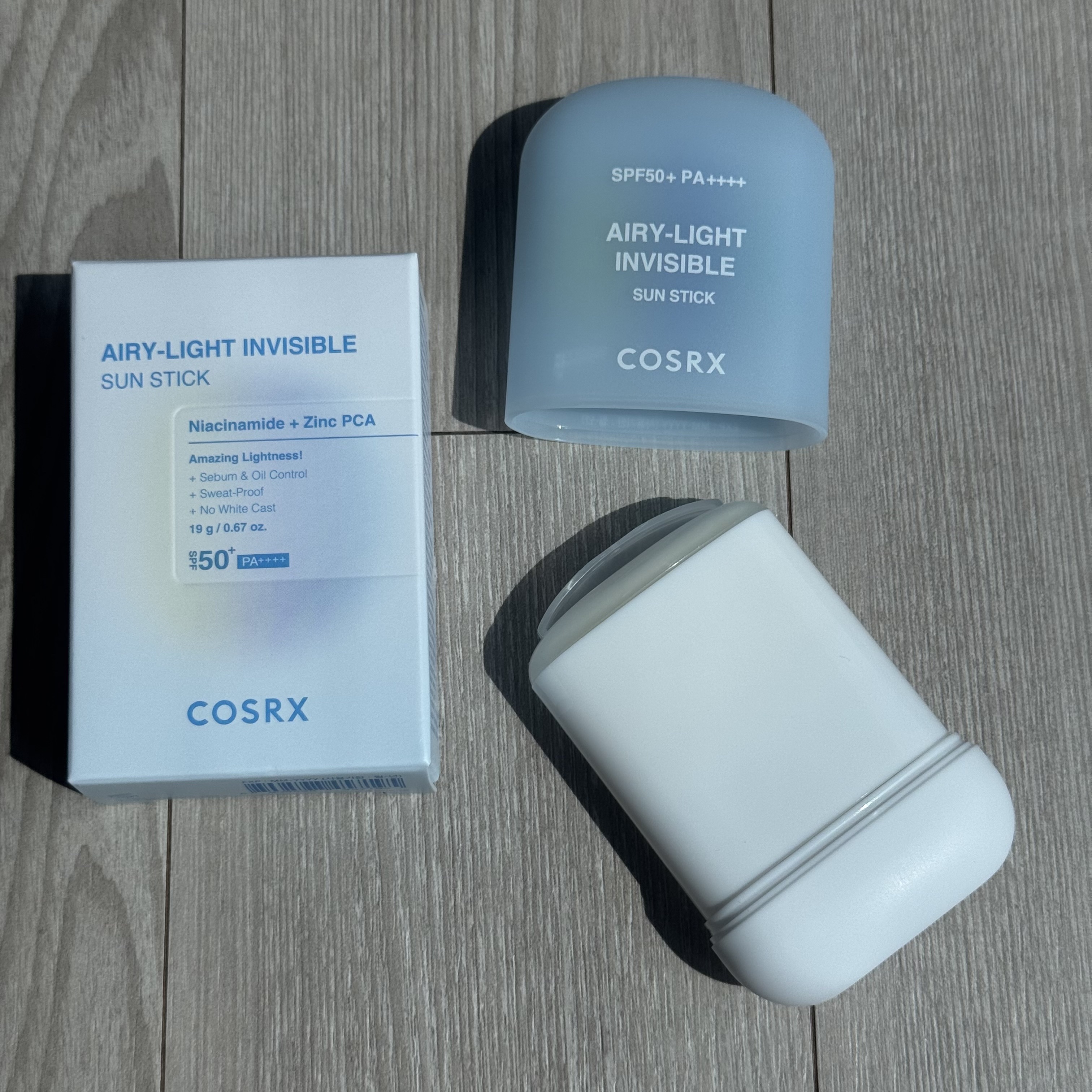 エアリーライト 透明UVスティック/COSRX/日焼け止めスティックを使ったクチコミ（2枚目）