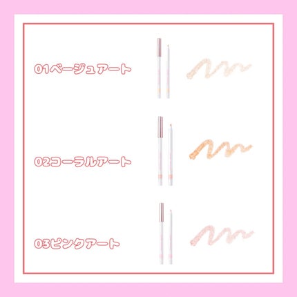 シピシピ ティアスケッチライナー 02 コーラルアート/CipiCipi/ペンシルアイライナーを使ったクチコミ(2枚目)