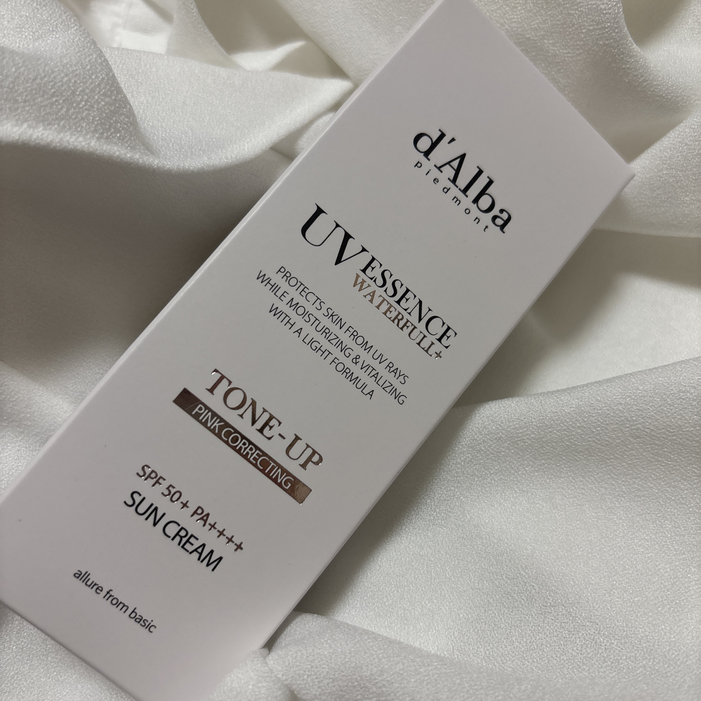 ウォータフルトーンアップサンクリーム/ダルバ/日焼け止めクリームを使ったクチコミ（2枚目）