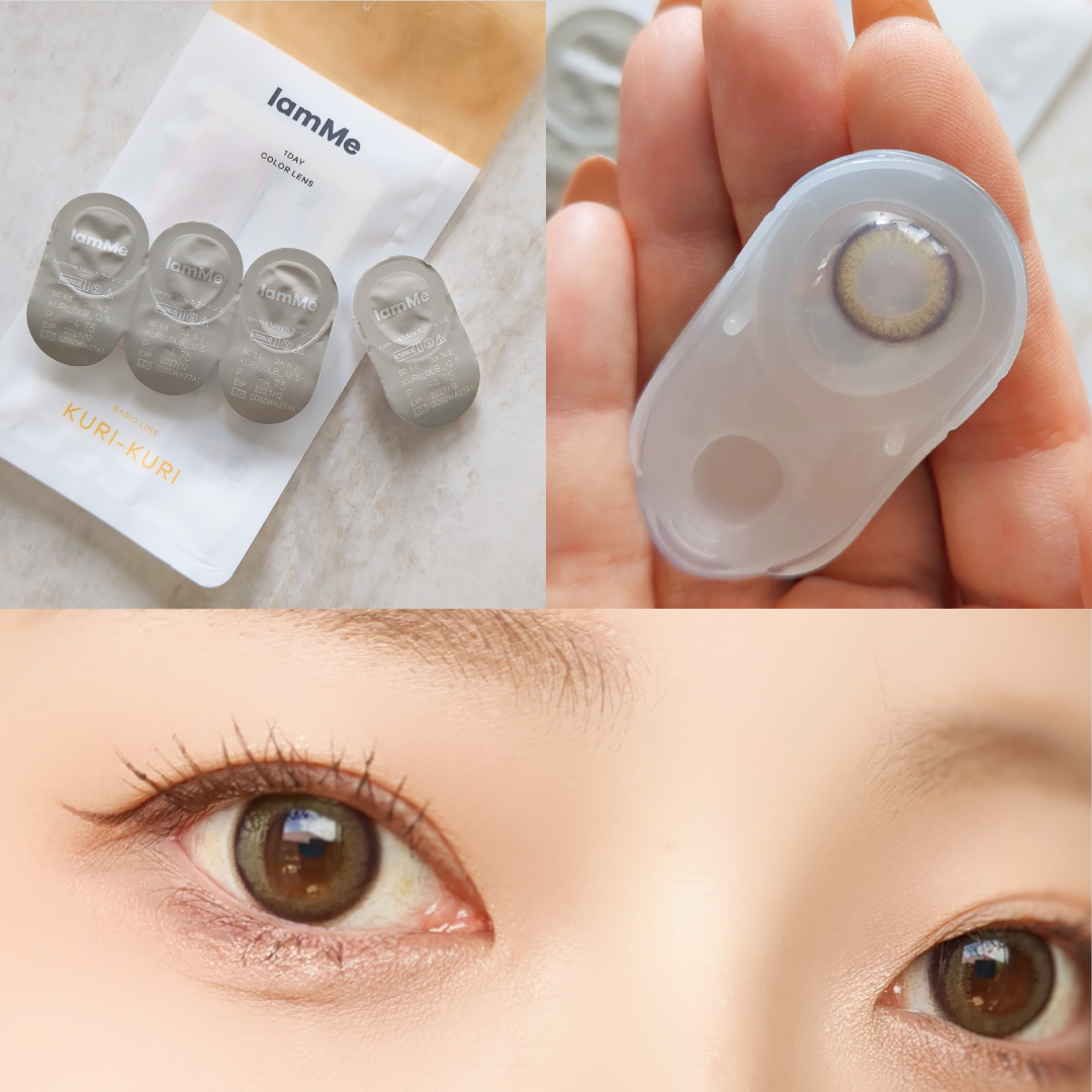KURI-KURI/IamMe/カラーコンタクトレンズを使ったクチコミ(3枚目)
