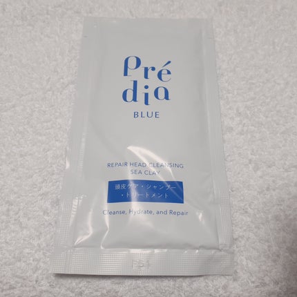 Prédia Prédia BLUE リペア ヘッドクレンズ クレイ のクチコミ「頭皮から毛先へのばし、シャンプーをするように、指の腹で頭皮全体をマッサージしたら、2~3分おい.....」(1枚目)