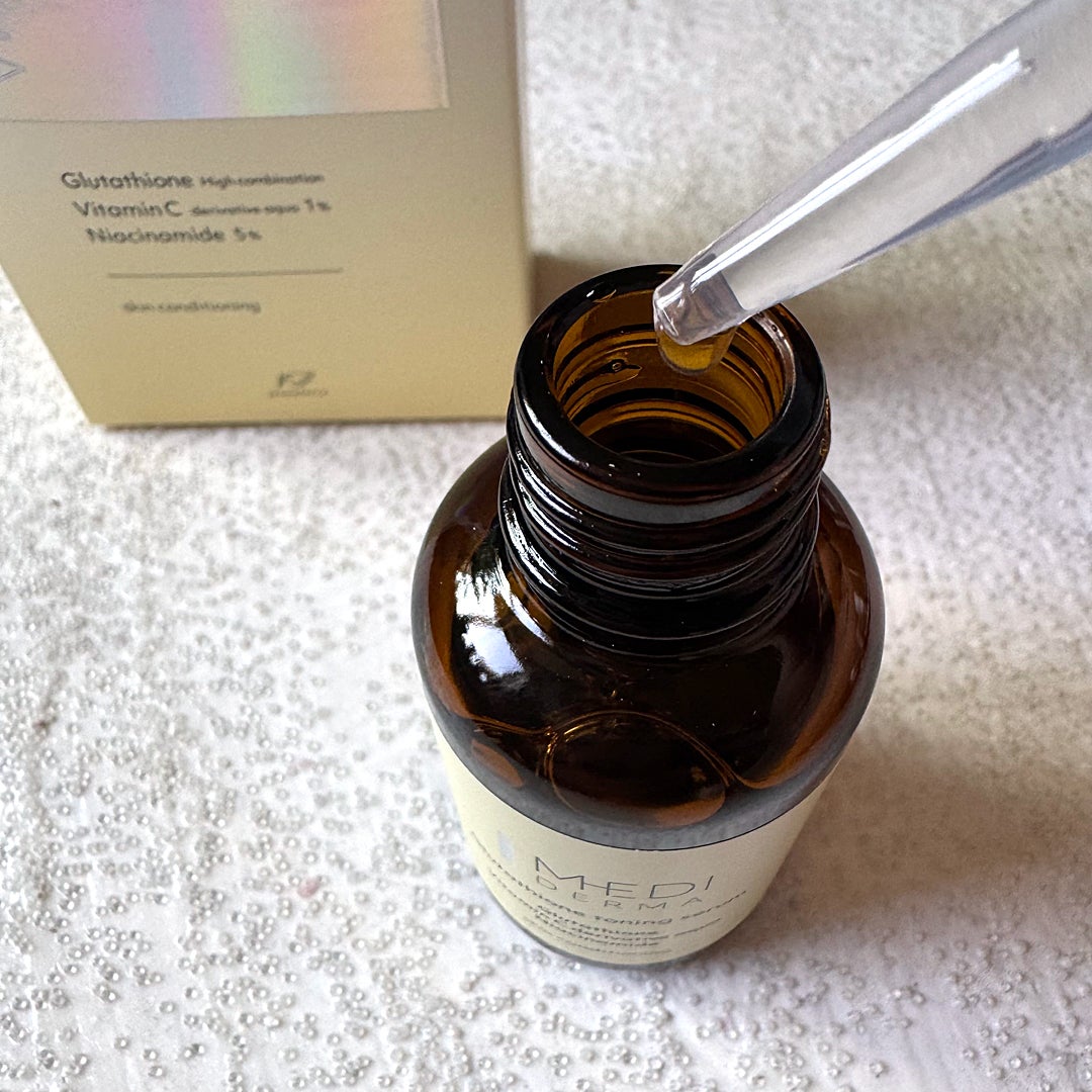 メディダーマ グルタチオントーニングセラム/メディダーマ/美容液を使ったクチコミ(3枚目)