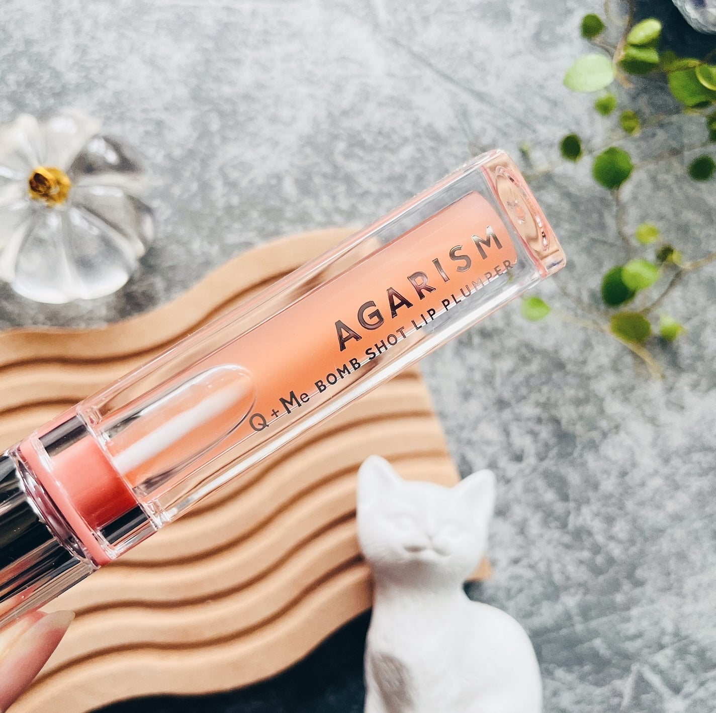 キューミ―ボムショットリッププランパー/AGARISM/リッププランパーを使ったクチコミ(2枚目)