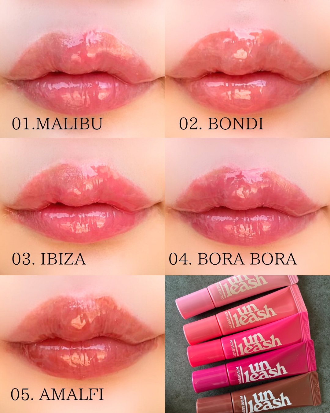 Sunset Dazzle Gloss Balm No.3 イビザ/unleashia/リップグロスを使ったクチコミ（3枚目）