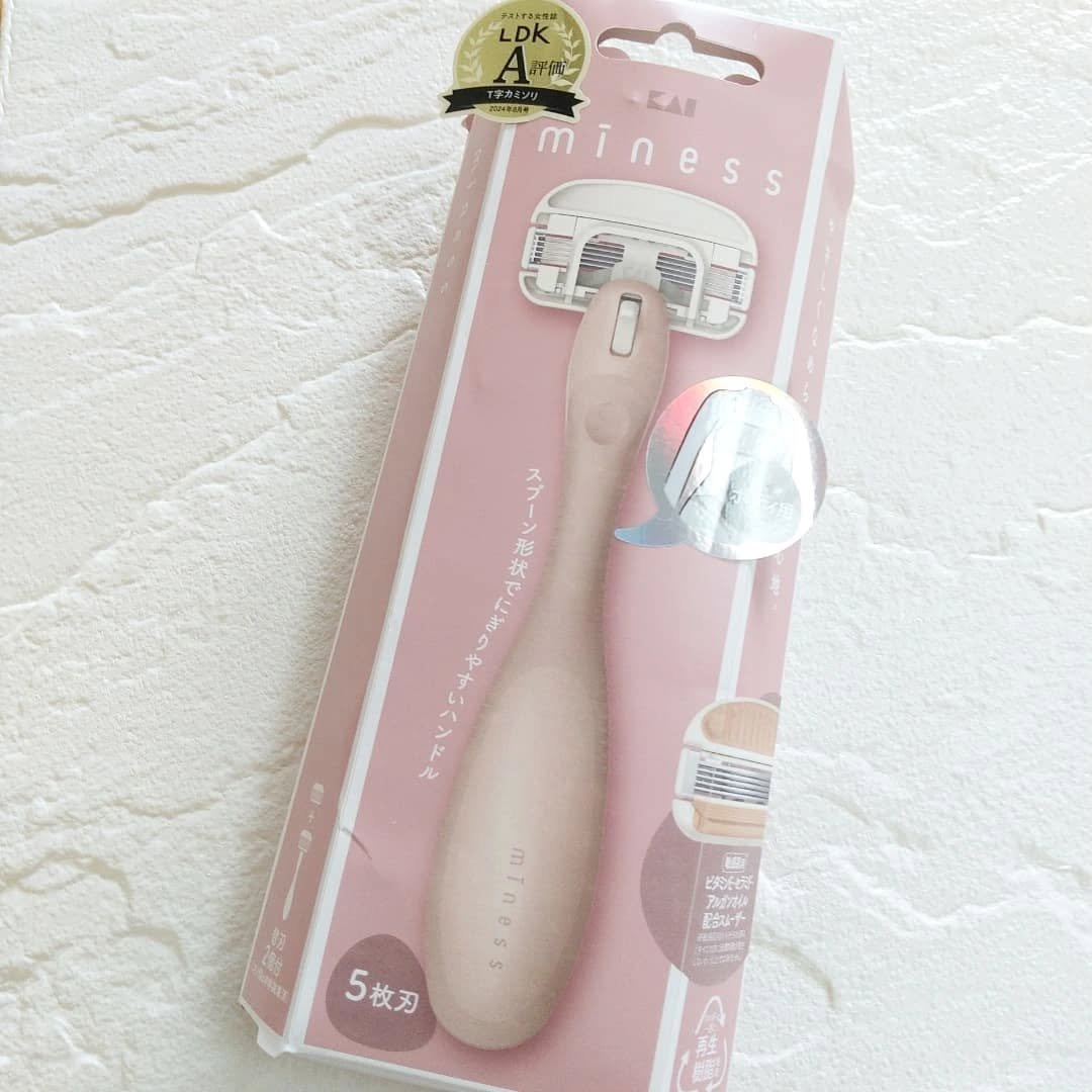 miness ボディ用カミソリ 替刃2個付/貝印/シェーバーを使ったクチコミ（3枚目）